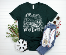 Load image into Gallery viewer, Believe Christmas Shirt