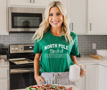 Load image into Gallery viewer, North Pole University Christmas Shirt